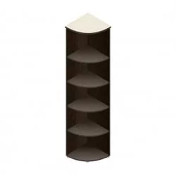 Шкаф для документов узкий Р.У-1П Венге