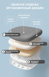 Детский стул Everprof Kids 104 Ткань Темно-серый