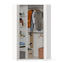 Детский шкаф для одежды Милтон ЛД 537.040.000 Белый