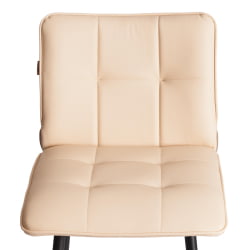 Полубарный стул Bari/Бари экокожа , бежевый, 42х55х99 см