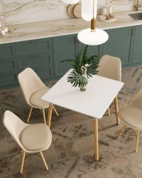 Стол Oslo Square 80х80 см белый