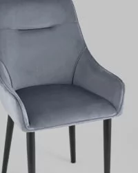 Стул Джоан велюр Серый