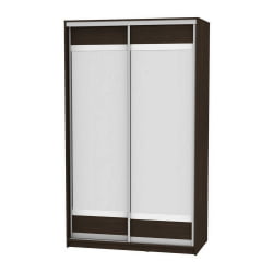 Шкаф-купе B-230х135х60-1(Венге-D10D10)