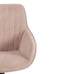 Кресло офисное DUBLIN велюр Clermon, бежевый, 40