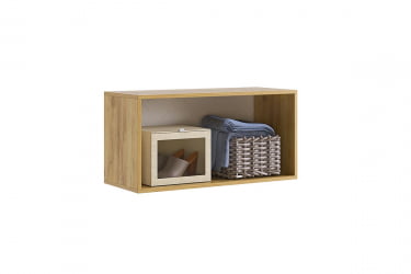 Антресоль двухдверная Бери MPR-025 Дуб крафт золотой/графит