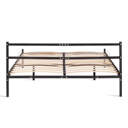 Кровать двуспальная из металла Marco металл, 160*200 см, черный