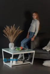 Стеклянный стол BeautyStyle 1 Белый