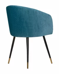 Стул обеденный DOBRIN MARY Морская волна велюр 1922-7