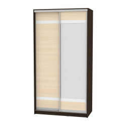 Шкаф-купе Б-230х120х60-2(Венге-ДМ-Д9Д10) / B-230х120х60-2(Венге-ДМ-D9D10)