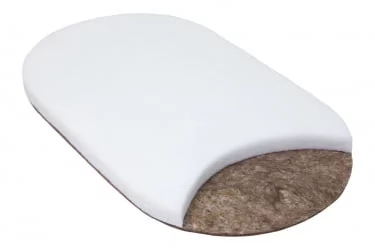 Матрас из ортофайбера с кокосом Принц Классик Овальный (жаккард с кантом 10 см)