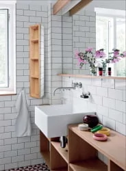 Шкаф в прихожую Хоп Шелф Молочный дуб