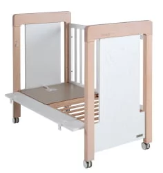 Кроватка 120x60 с LED-подсветкой Micuna Magic Mum Relax Water wood/White