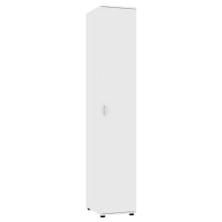 Шкаф распашный Алиса (H2) 2230х400х540 ручка скоба 96мм (Белый)