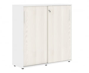 Шкаф с дверьми-купе EDIS EMC 1343 Ясень Траун Белый Белый