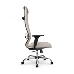 Кресло руководителя Мetta L 1m 50M/2D Infinity Easy Clean (MPES) Комплект 5 Светло-бежевое