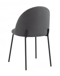 Стул Коди велюр Темно-серый