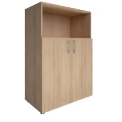 Шкаф книжный средний полуоткрытый без топа YALTA LT-ST 2.1L Снежная Патина