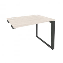 Стол-приставка на О-образном м/к к опорным элементам ОНИКС О.МО-СПР-1.7 Денвер Светлый/Антрацит / ONIX O.MO-SPR-1.7