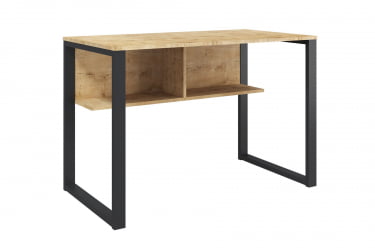 Письменный стол Клио, дуб бунратти/черный