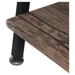 Стол на металлокаркасе BRABIX LOFT CD-004 Мореный дуб
