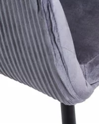 Стул обеденный DOBRIN MARY Серый велюр 1922-19