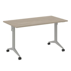 Стол складной мобильный КС-Пулл КС.М-3.7 Дуб Аттик/Серый / X-Pull X.M-3.7