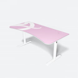 Стол для компьютера Arozzi Arena Gaming Desk - White-Pink