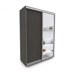 Шкаф-купе 2-х дверный Акцент-Сим ДЗ 1600х600  Венге