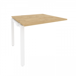 Проходной наборный элемент переговорного стола ONIX O.MP-NPRG-1 Тиквуд Светлый/Белый