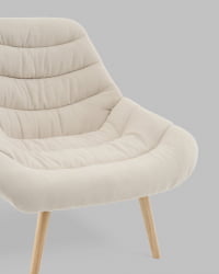 Кресло Олби Страйпс белый