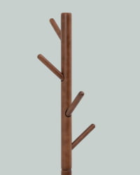 Вешалка напольная Hook Темное дерево