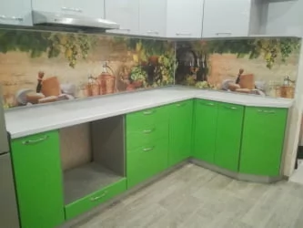 Глянцевый фартук (КОМПОЗИТ) KM 17