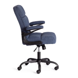 Кресло офисное Lugano ткань teddy, темно-синий