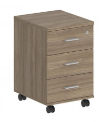 Тумба мобильная с тремя ящиками Sigma SG.611.OD.OD Дуб темный