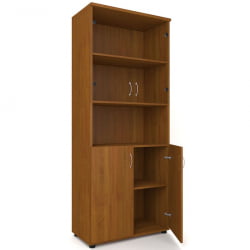 Шкаф для документов с прозрачными стеклами Р.Ш-4СБ Крафт белый