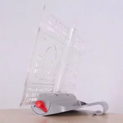 Трехуровневая подставка-трафарет под книгу ПК-03 Бежевая