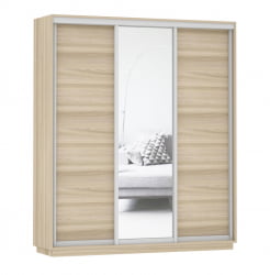 Шкаф-купе трехдверный Экспресс Медиум-1 1800х2200h Ясень шимо светлый