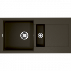 Мойка Omoikiri Sakaime 86-2-Dc Tetogranit/Темный Шоколад