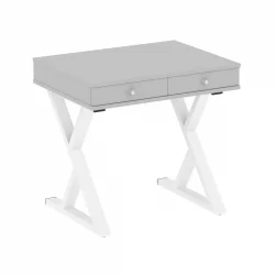 Стол письменный HOME OFFICE VR.SP-1-79.M Серый/Белый металл
