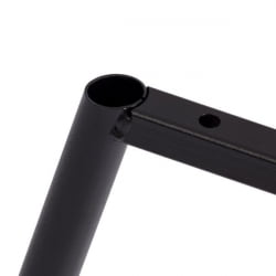 Стул обеденный La Rousse (2 шт. в упаковке) NEW, ткань рогожка, серый/черный, 3M 16/2, 45х55х93 см