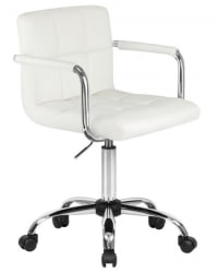 Офисное кресло для персонала DOBRIN TERRY (белый) 2 шт