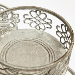 Цветочница Secret de Maison TROI (mod. PL08--7689) металл, 59*29*63см, Античный серый