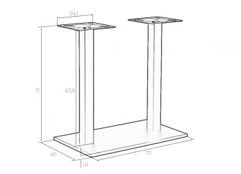 Подстолье обеденное DOBRIN EDWARD