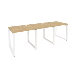 Рабочая станция на О-образном м/к ONIX O.MO-RS-3.0.7 Тиквуд Светлый/Белый