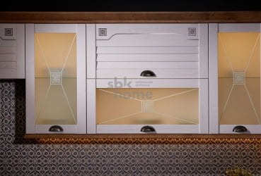 Карниз К-7 верхний, Кантри (2440*24*107) Риббек Натуральный, 21035 