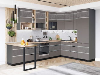 Шкаф открытый Грейс 105.35 Дуб Галифакс натуральный Оникс