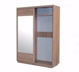 Двустворчатый гардеробный шкаф 1500 (дуб сонома)