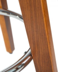 Табурет барный DOBRIN TOM 77 (цвет черный глянец PU ABD 002) 2 шт