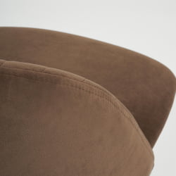 Кресло MELODY флок , коричневый, 6