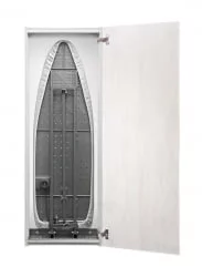 Узкий шкаф в прихожую Iron Slim Eco (правый) Беленый дуб